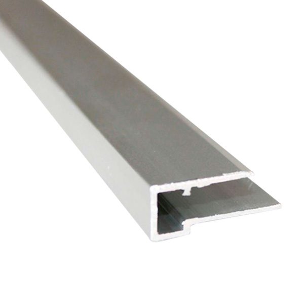Perfil U de aluminio para policarbonato 8 mm