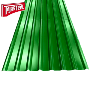 TEJA EN ACERO PREPINTADA ARQUITECTONICA - Verde, Calibre 30